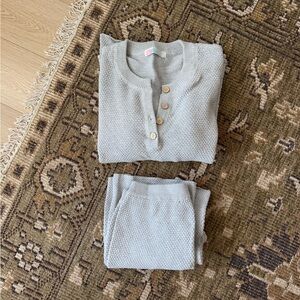 Free People Light Gray Sweater Cardigan